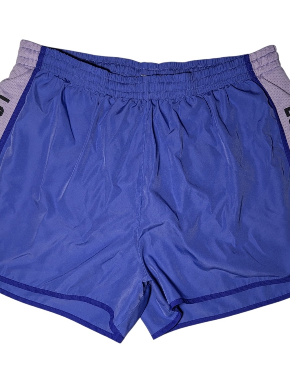 VS PINK Purple Mesh Colorblock Running Shorts Women's Large L